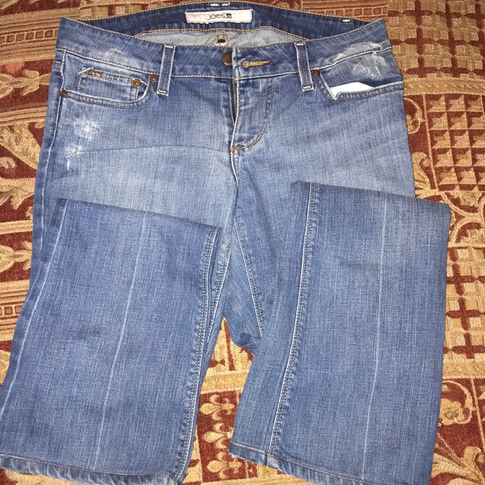 Open flare jeans